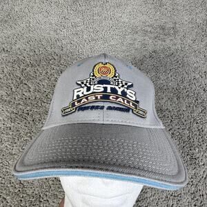 Rusty Wallace Hat Cap Mens OS Gray Last Call Miller Lite NASCAR Racing Chase